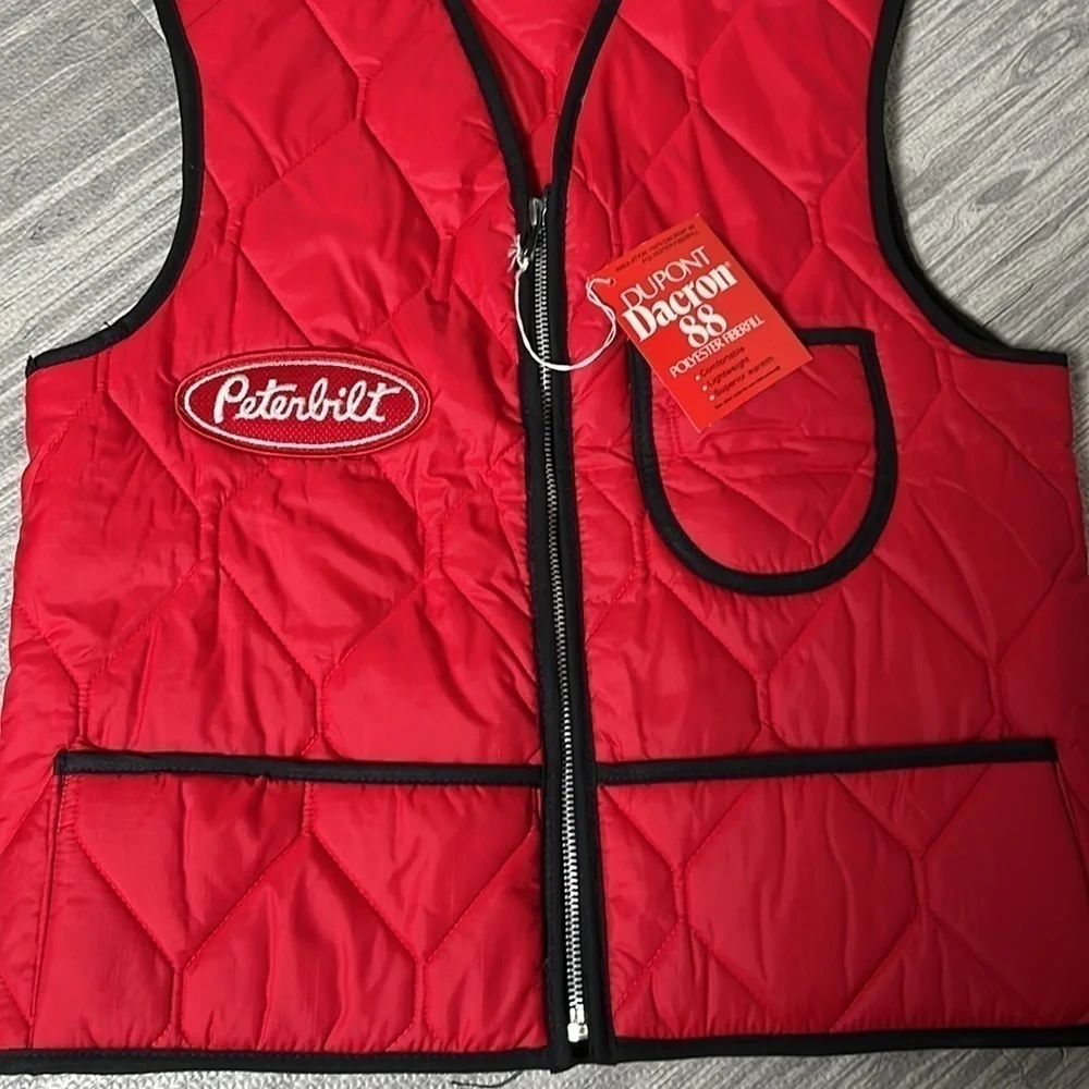 NWT Vintage Peterbilt Trucker Vest